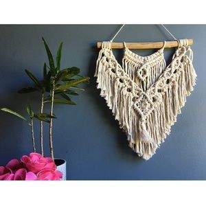 Boho Macrame Wall Hanging, Made-to-order